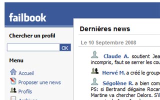 Failbook, la parodie politique