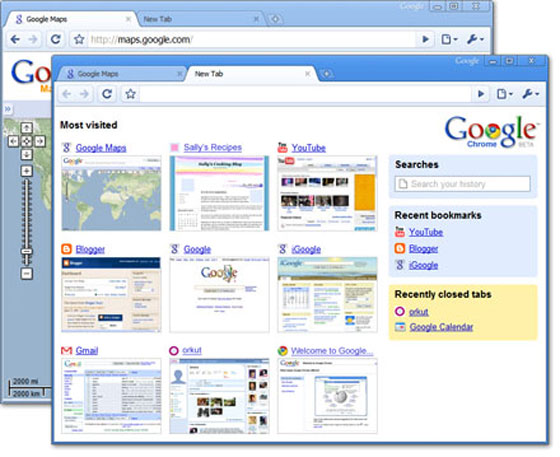 Google lance son navigateur : Chrome